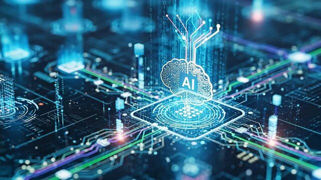 AI processor powering digital network infrastructure
