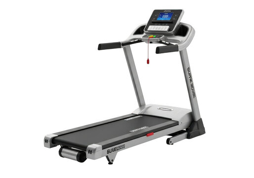 Fitness treadmill isolated on transparent background