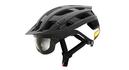 High tech Bicycle Helmet with Integrated Safety Lights and Sun Visor