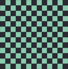 black and green checkered pattern 