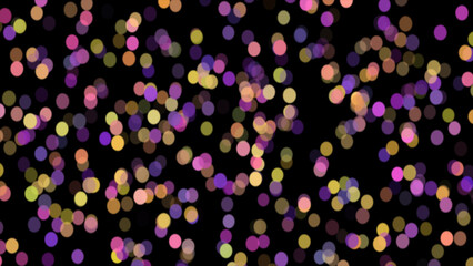 Abstract template - particle dot or ball blinking, abstract illustration. Holiday happy new year