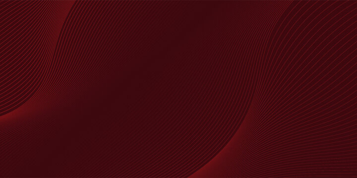 Contemporary technology cover design set. Luxury background with red line pattern (guilloche curves). Premium vector tech backdrop for business layout, digital certificate, formal brochure template