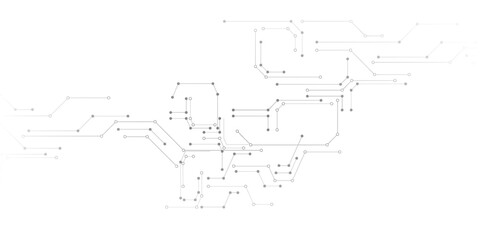 Grey white Abstract technology background, Hi tech digital connect, communication, High technology concept modern