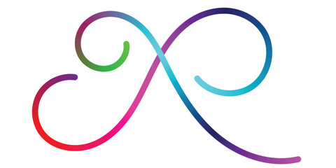 Dynamic, vibrant gradient waves flow across a clean white background, perfect for modern design and abstract branding.