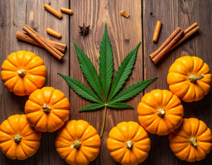 Autumn Harvest with Cannabis