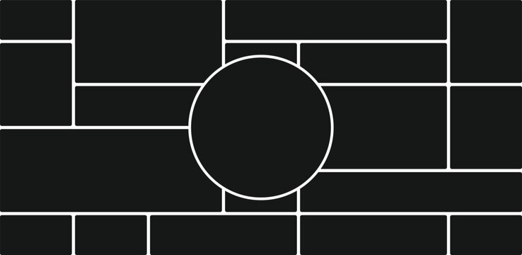 Modern Bento Grid Template: Trendy Geometric Layout for UI/UX Design & Collage Maker