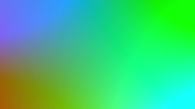Abstract gradient animation with four points shifting colors randomly, creating vibrant motion background.	