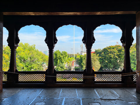 23 October 2025, Pune, India. Shaniwar Wada is a historical fortification in the city of Pune, India. Built in 1732, it was the seat of the Peshwas of the Maratha Confederacy until 1818.