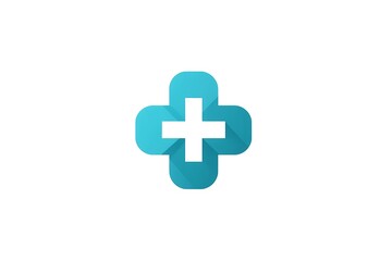 Fototapeta premium Medical cross plus sign symbol healthcare concept