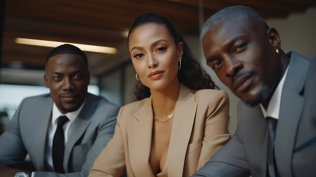 Political representatives in formal suits leaning forward during tense negotiations, symbolizing leadership, persuasion, and the intensity of political dialogue shaping international policy. - Powered by Adobe