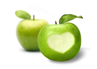 Fresh tasty sweet ripe apple fruit
