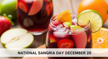 Celebrate National Sangria Day with Refreshing Fruit Infused Drinks