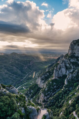 The Monastery of Santa María de Montserrat is a Benedictine abbey located on the mountain of Montserrat, belonging to the Bages region, province of Barcelona, ​​Spain.