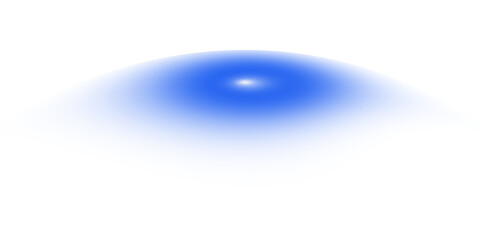 Glowing blue light source isolated on black background isolated on white background isolated on transparent background