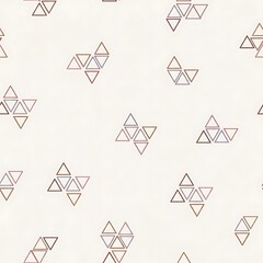 Subtle geometric pattern featuring repeating small triangles in neutral tones