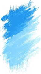 Vibrant shades of light blue paint strokes create a dynamic abstract design.