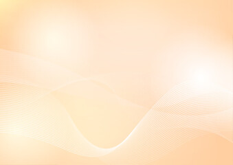 綺麗なグラデーションのオレンジの背景　ベクター　素材	
