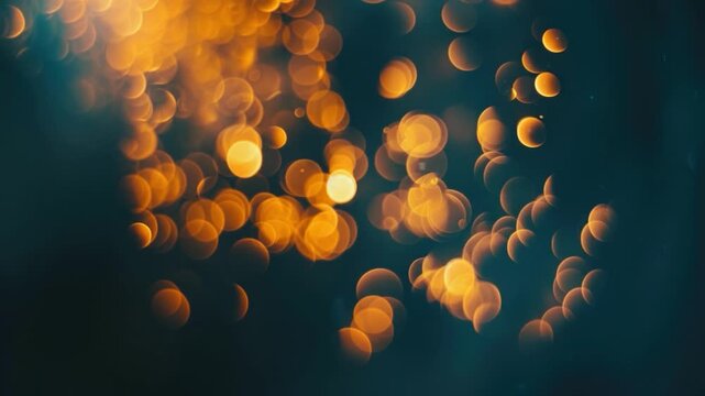 Video A blurred image of some lights shining through the darkness