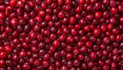 Crimson Spheres. A Textural Array of Deep Red Hues in a Collective Form.