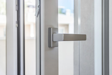 Aluminum window open detail