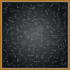 Set of arrow icons. vector illustration arrow shapes in various styles.