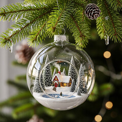 Ornament on Christmas Tree