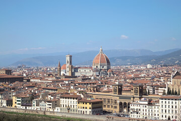 Obraz premium Florence skyline with Duomo Cathedral and cityscape