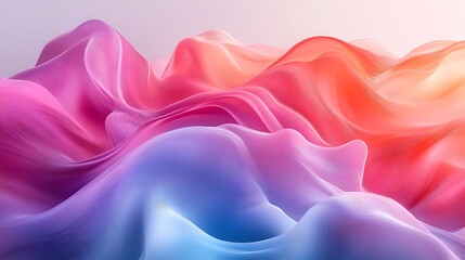 Obraz premium Abstract colorful organic sculpture isolated on white background