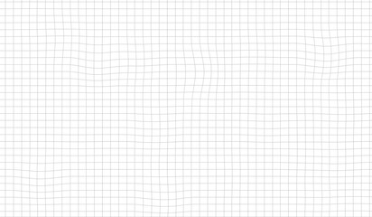 Texture of crumpled lined and checkered graph paper. Crumpled sheet from a school notebook in a checkered pattern. Blank sheet of cracked steam in a wrinkle. 