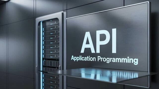 API application programming interface concept. 