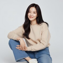 내추럴한 라이프스타일,캐주얼 룩