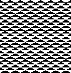 Seamless texture in the form of a geometric pattern of black and white triangles