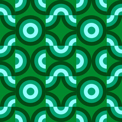 Fototapeta premium Vector - colorful abstrat elements seamless pattern.