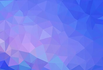 Fototapeta premium Abstract geometric blue polygon backdrop, vibrant hues, low poly, blue