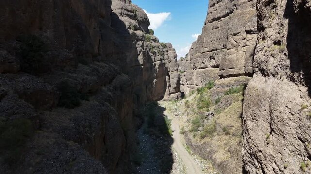 Motorcycle ride in the valley