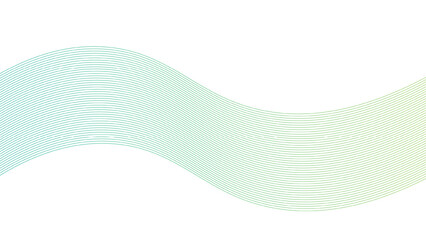 abstract blue wave line