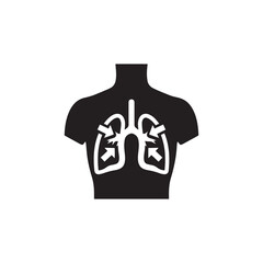 Respiratory System Silhouette