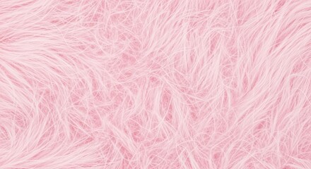 Obraz premium Soft pink fluffy texture background with long fibers
