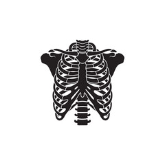 Ribcage Anatomy Icon