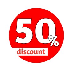 50% Discount Red Sale