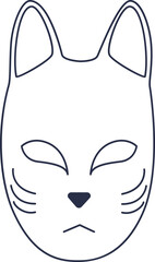 Kitsune Fox Mask