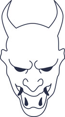 Demon Oni Mask