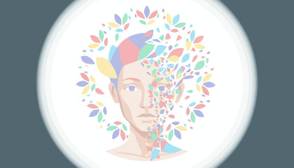 Sustainable Future Food Vector Graphic for Organic Wellness and Modern Nutrition Branding