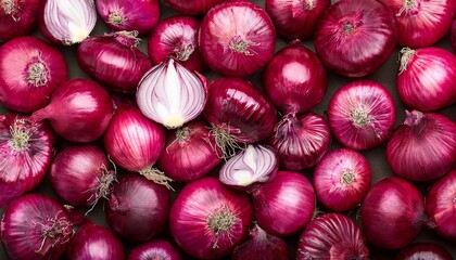 red onions as a background