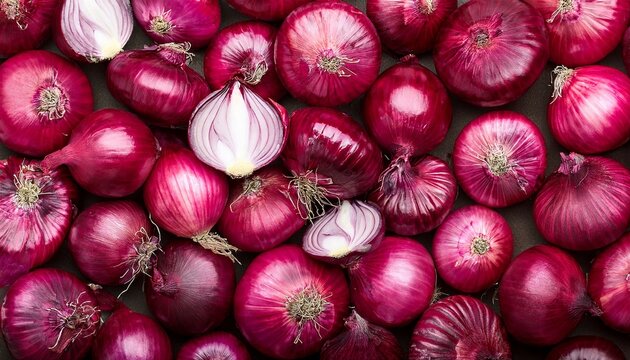 red onions as a background