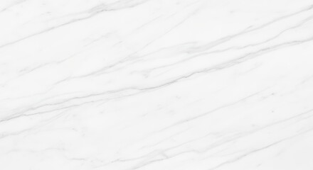 Obraz premium White marble surface with subtle grey veining pattern