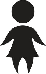 Female Icon Vector Graphic Illustration