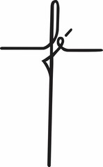 Modern Faith Typography T-shirt Design