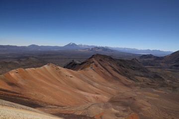 The extraordinary colors of Suriplaza 5200 meters above sea level, Chile