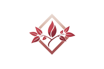 abstract floral logo